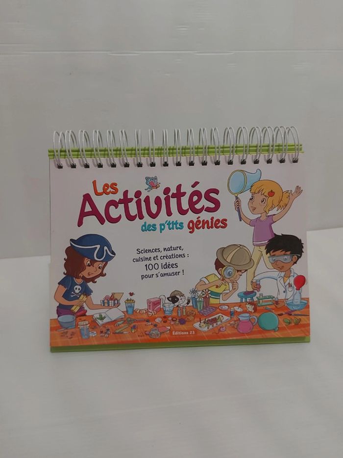 Livre chevalet "Les activités des p'tits génies" neuf - photo numéro 6