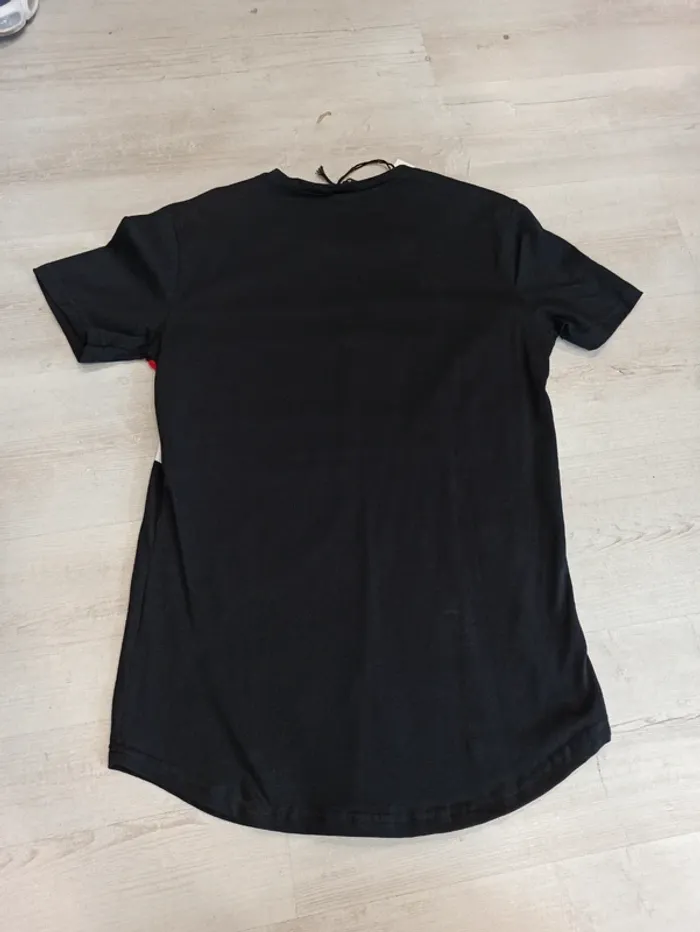Tee shirt noir uni homme xl - photo numéro 2