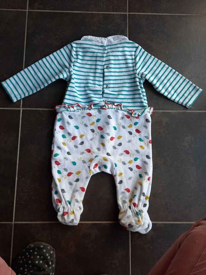 Pyjama velours orchestra 12 mois - photo numéro 2