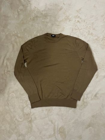 Sweat marron leger Uniqlo - Taille XS