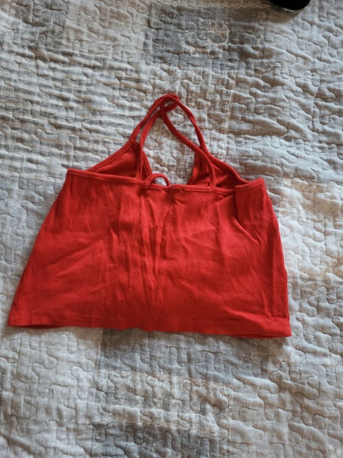 Top court rouge jennyfer taille S - photo numéro 4