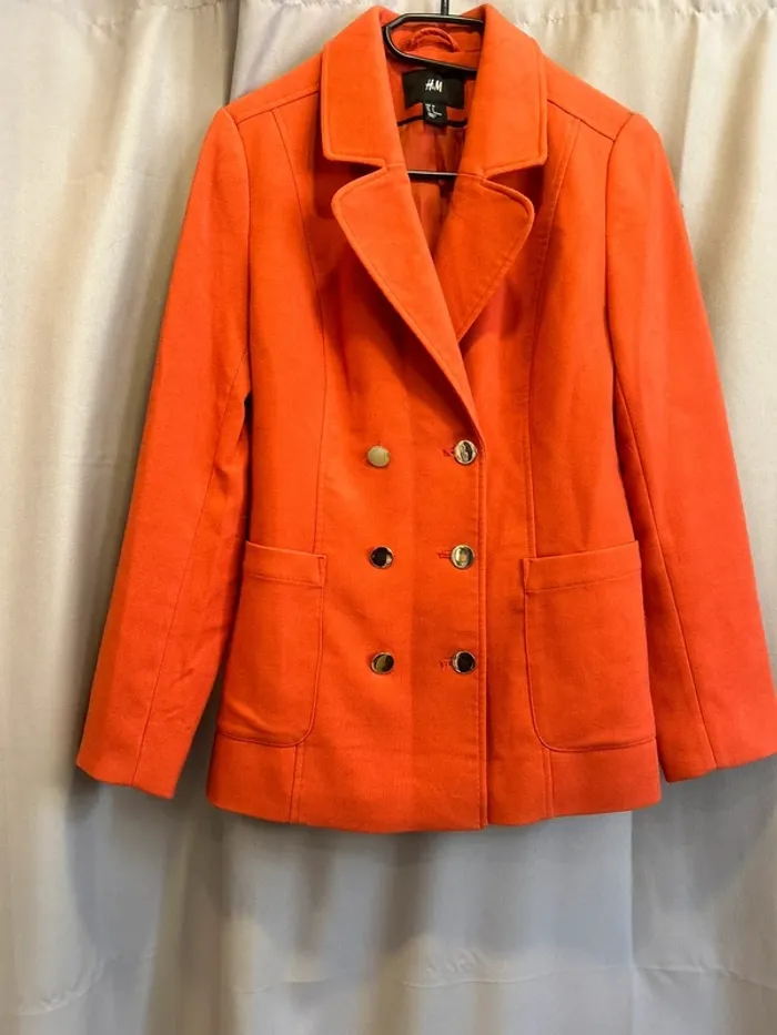Blazer femme orange