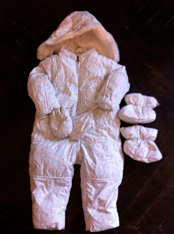 Grenouillere Chicco Hiver matelassée 12-18 mois