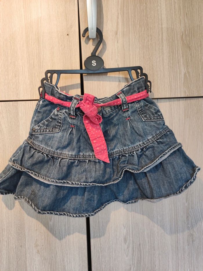 Jupe jean volants nky / 5 ans