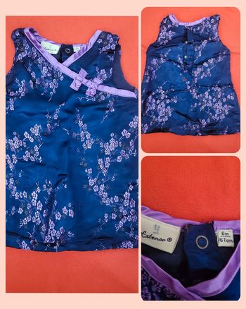 Robe style japonaise / Chine / asiatique - 6 mois - In Extenso