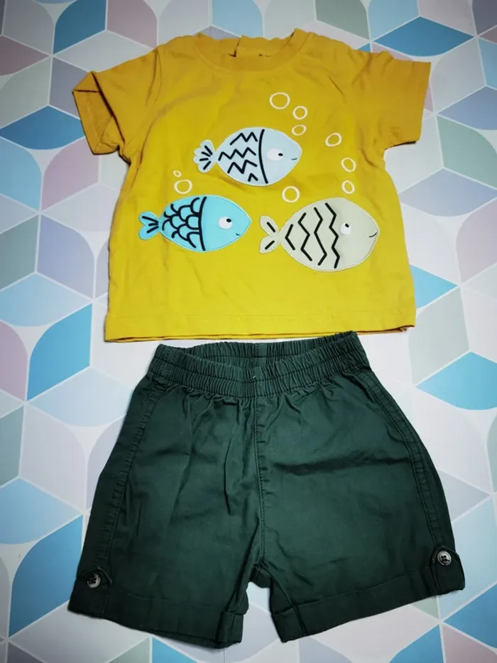 D4600 - ensemble garçon 12 mois - photo numéro 2