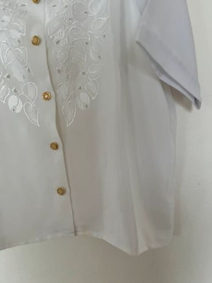 Blouse brodée Taille 34 - photo numéro 4