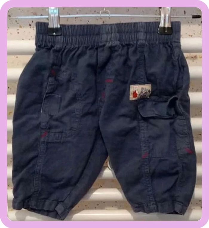 Pantalon bleu  marine  Culbuto  Taille 3 mois - photo numéro 2