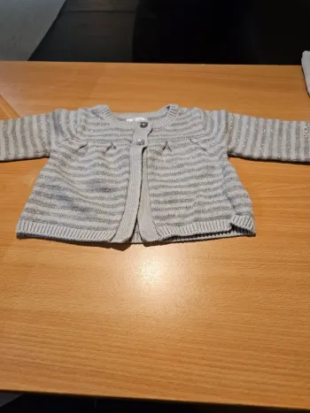 Gilet fille petit 3 mois