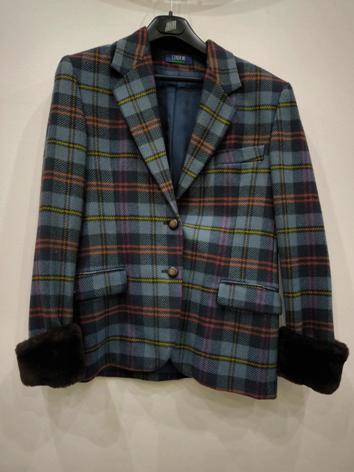 Veste costume en laine vintage taille 38