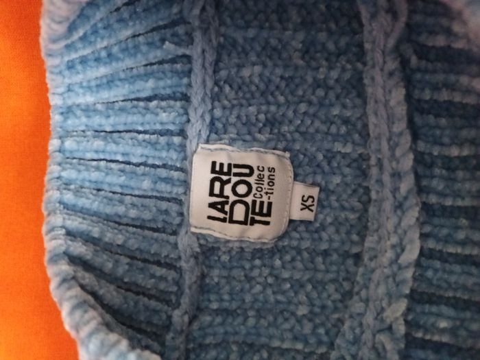 pull crop bleu ciel - photo numéro 4