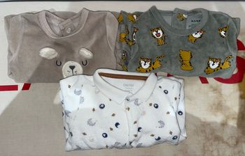 Lot pyjamas velours