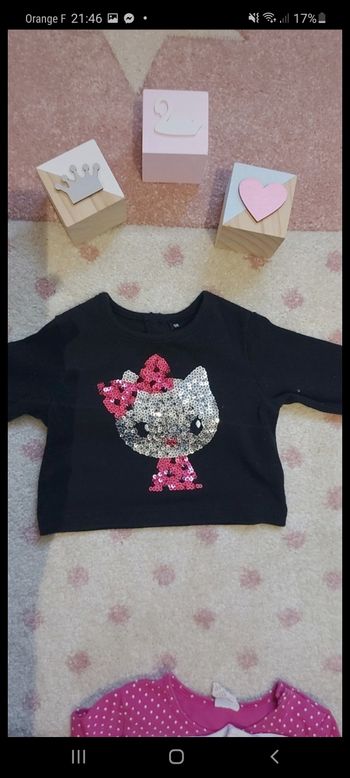 Tee-shirt chat 6 mois