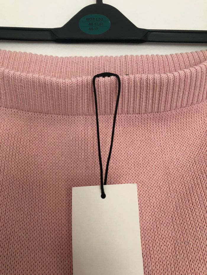 Superbe belle mini jupe en maille taille haute Zara neuve avec étiquette taille M - photo numéro 3