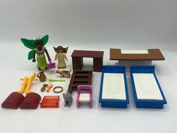 💞 lot playmobil fée verte et ange 💞