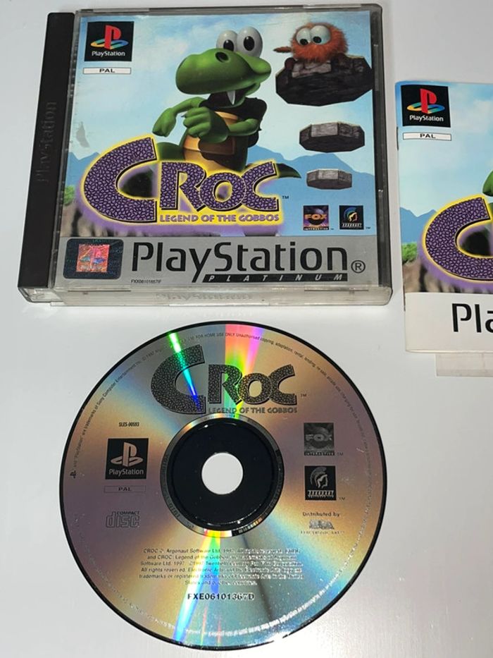 Croc Legend Of Gobbos - Jeu PS1 Sans Notice Version Platinum Française Sony - photo numéro 2