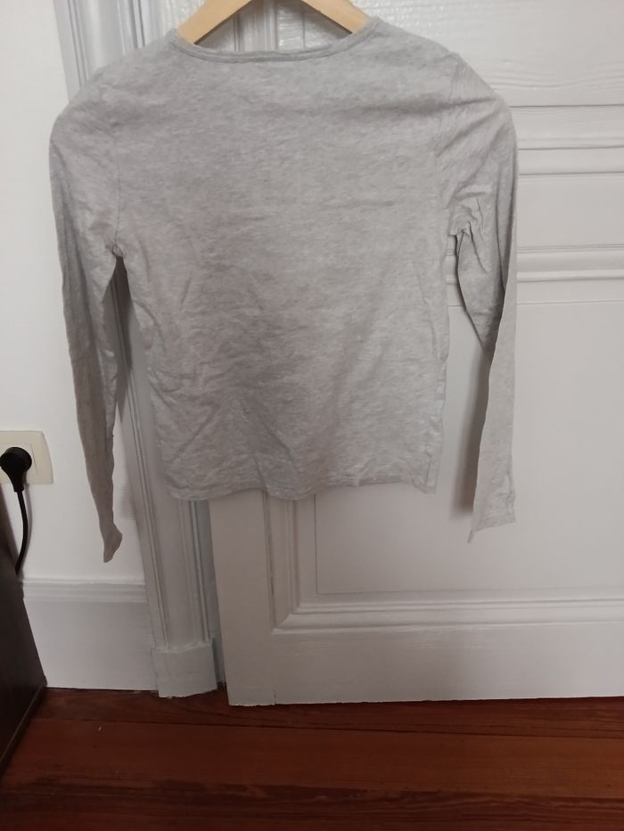 Maillot de corps gris chiné et noir - photo numéro 2