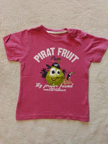 Tee-shirt mixte "pirat fruit" 3ans
