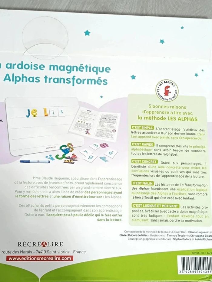 Mon ardoise magnétique des Alphas transformés - photo numéro 9