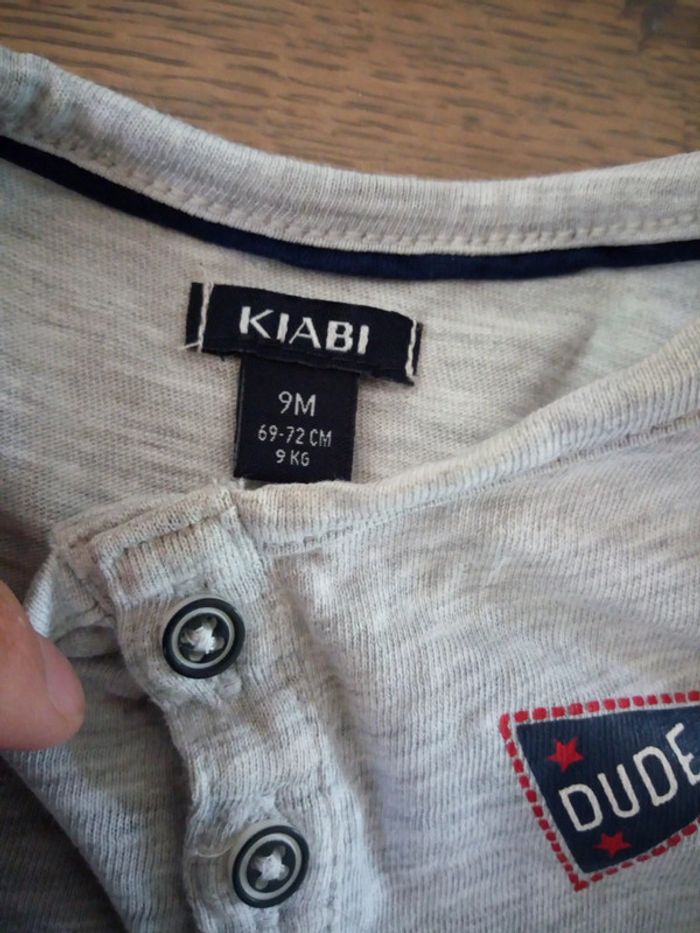 Tee-shirt manches longues écussons - photo numéro 3