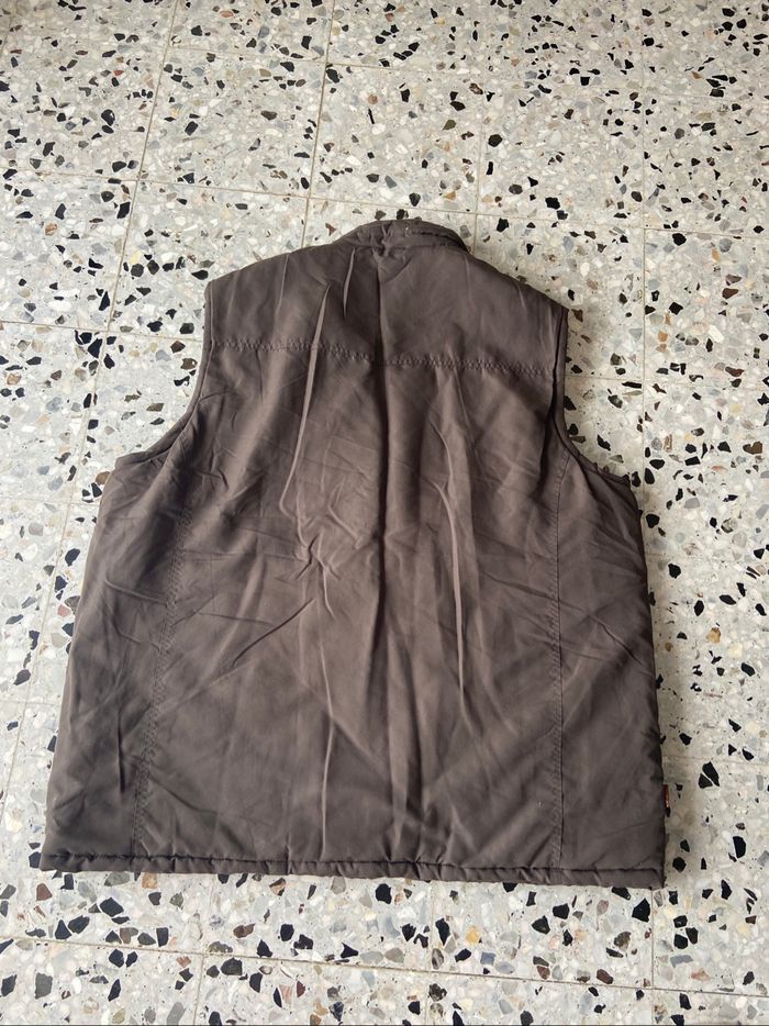 Doudoune sans manches marron - photo numéro 3