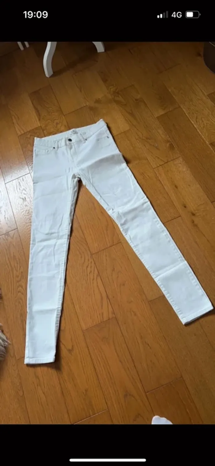 Jeans blanc - photo numéro 6