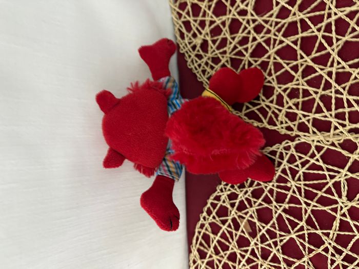 Peluche écureuil YELLOH VILLAGE Camping castor rouge 18 cm - photo numéro 4