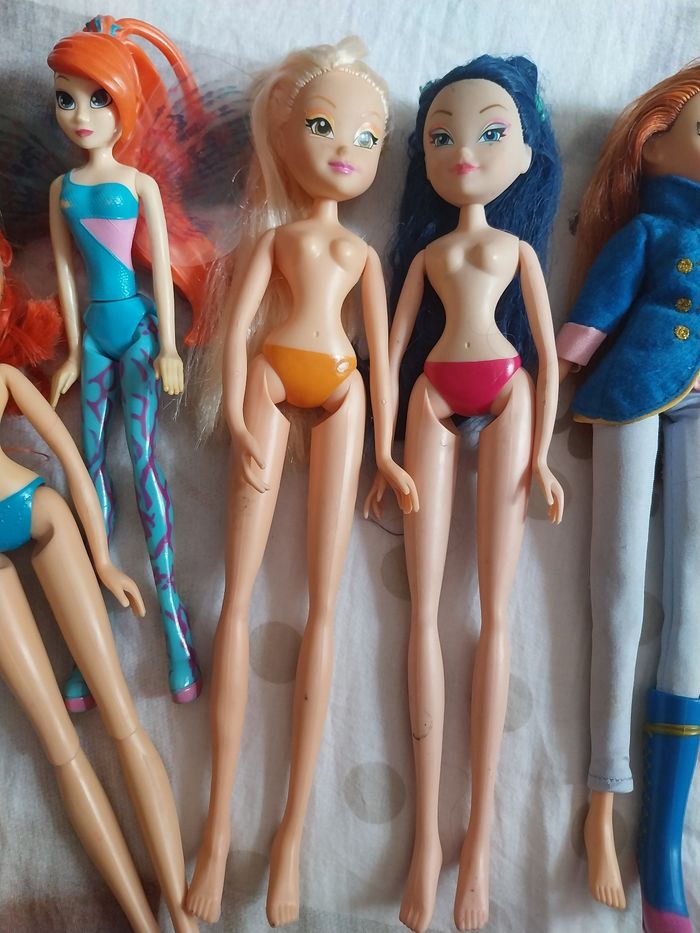 Lot de 7 poupées Winx Club Bloom Stella Musa Layla/Aisha saison 4 - photo numéro 4