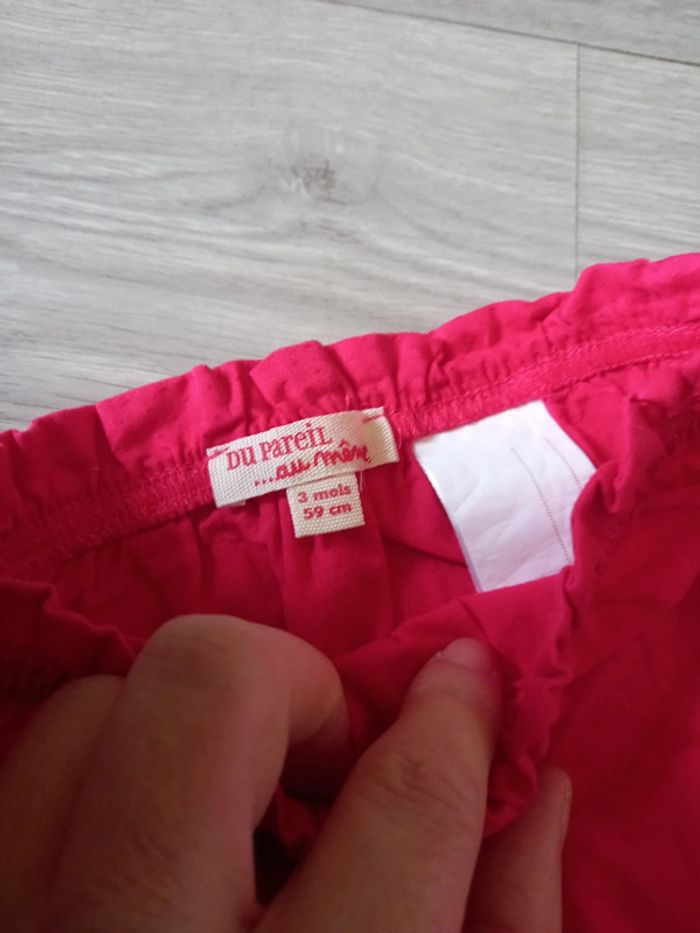 Short fille 3 mois - photo numéro 2