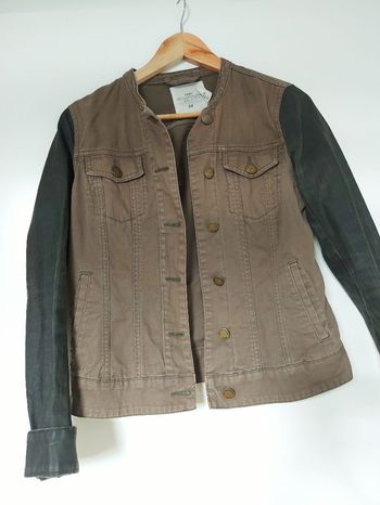Veste en jean kaki h&m T34