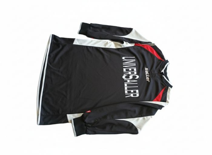 Maillot saller FC Meyenheim Taille L/XL - Noir/Rouge/Gris - Foot Vêtements Sport Vintage - photo numéro 3