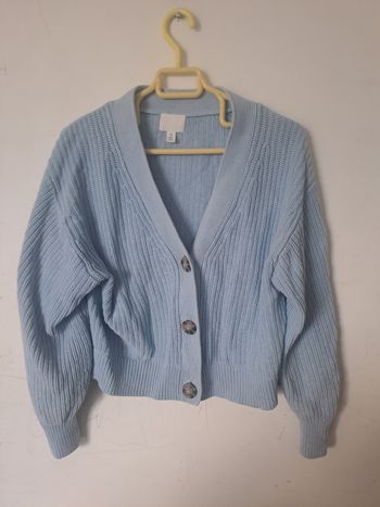 Gilet bleu clair H&M Taille S
