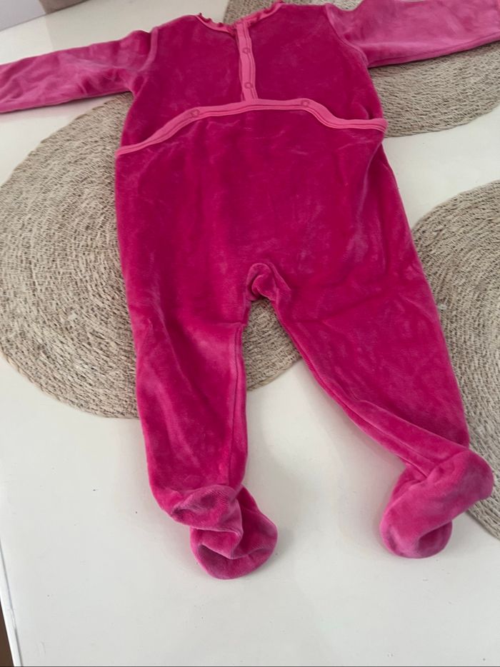 Pyjama velours petit bateau  12 mois (74 cm) - photo numéro 4