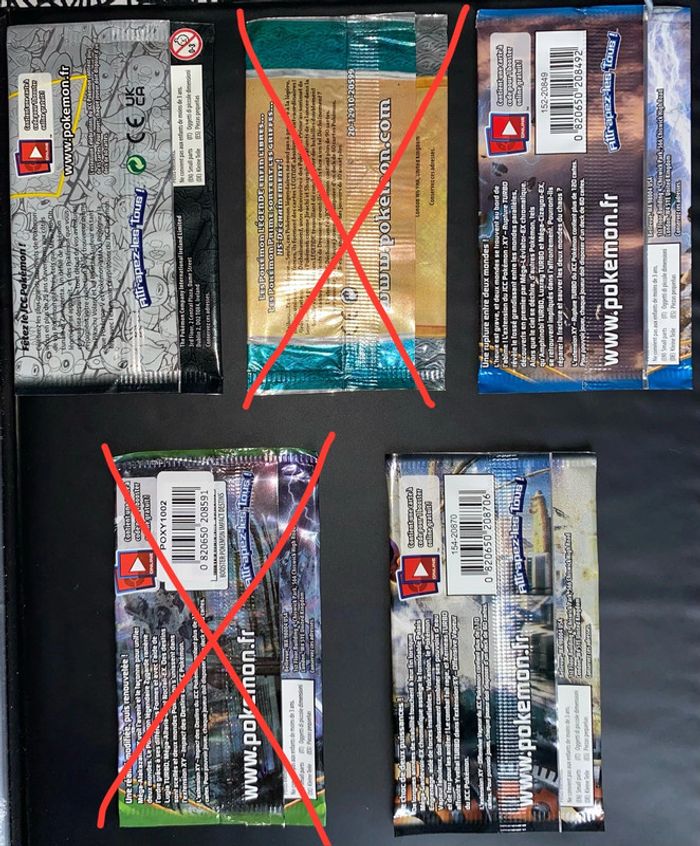 Lots booster Pokémon ancien VIDES - photo numéro 3