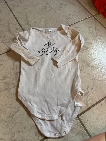 Body bodie manche longue avec motif étoiles