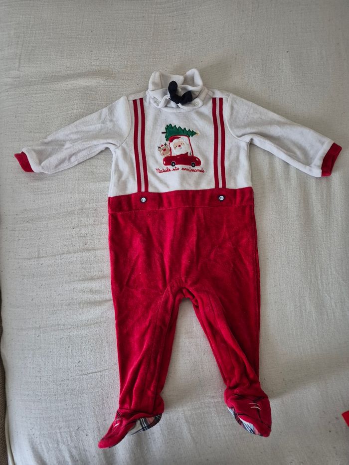 Pyjama velours Noël