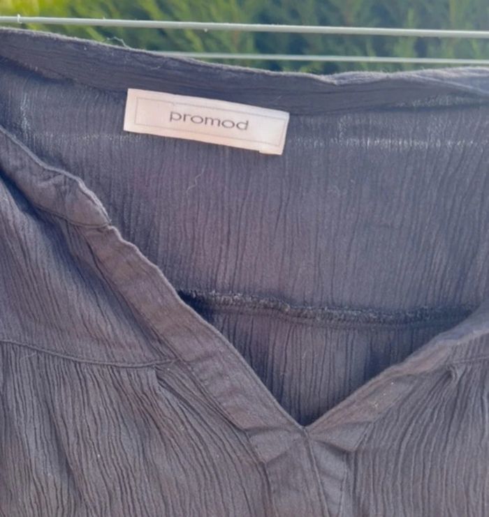 Blouse noire Promod – Taille estimée M – Très bon état - photo numéro 7