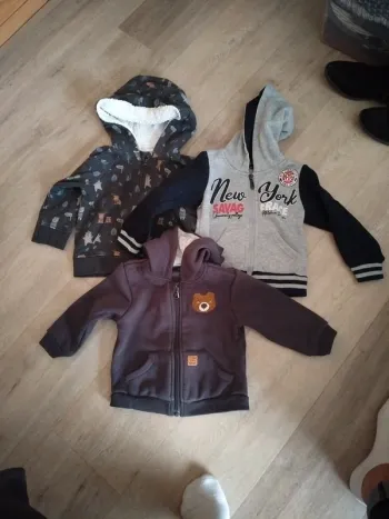 Lot de 3 vestes 18 mois