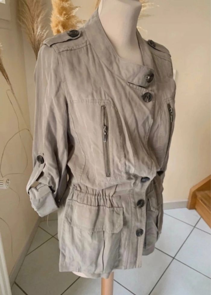 Veste ou trench, kaki, Graine de malice - photo numéro 3