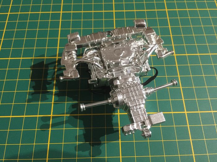 Moteur pièce détachée miniature Bburago burago Porsche 996 Turbo 1/18 1/18e 1/18eme #A68 - photo numéro 2