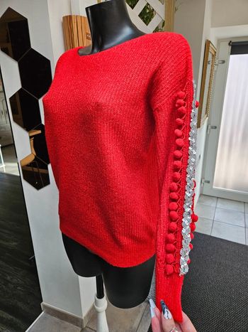 Lili & lala pull rouge taille L