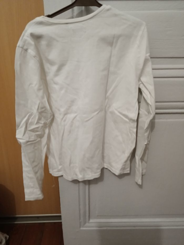 Tee-shirt IKKS blanc et noir - photo numéro 2