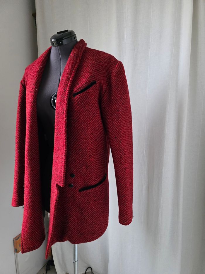 Veste rouge vintage - photo numéro 8
