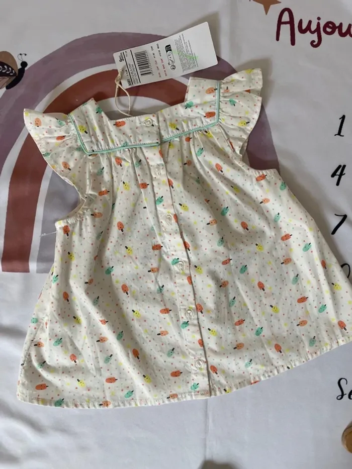 Ensemble tunique & bloomer Orchestra – Neuf avec étiquette – Taille 9 mois🌸 - photo numéro 2