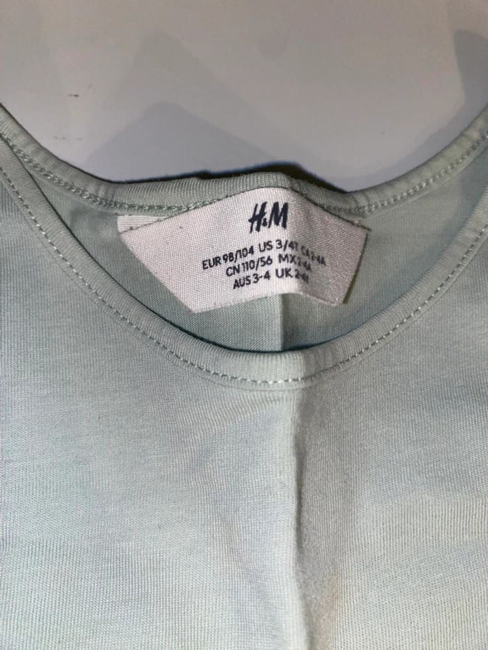 Lot de trois robes colorées, enfants, fille H&M, taille trois ans - photo numéro 4
