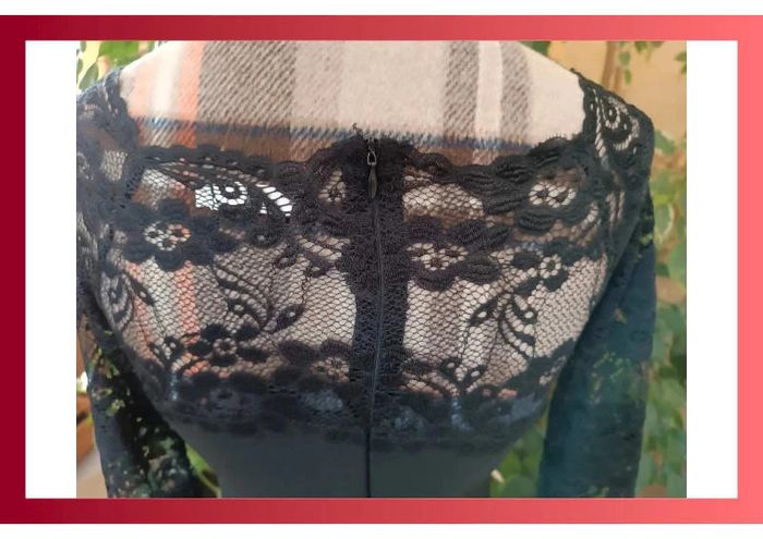 Robe noire et dentelle - photo numéro 6