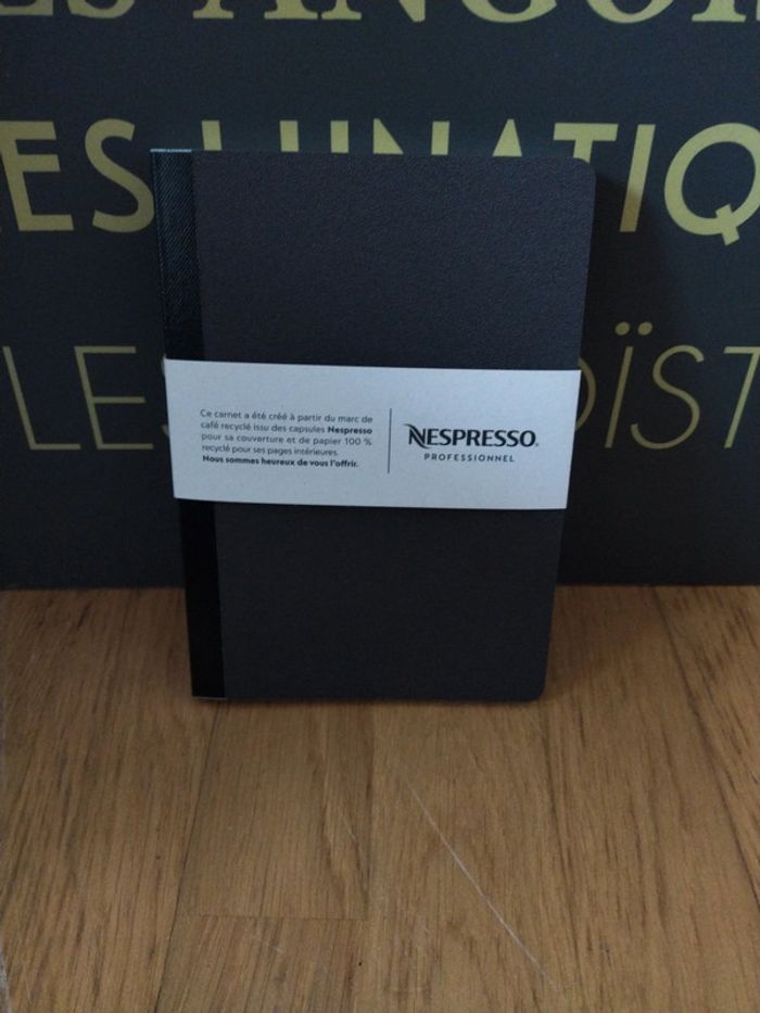 Carnet Nespresso professionnel 20 x 14 cm