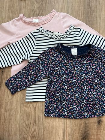 Lot 3 tee shirt H&M