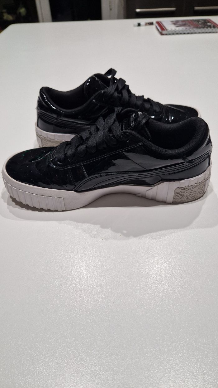 PUMA Cali Patent GS noir vernis taille 38 - photo numéro 10