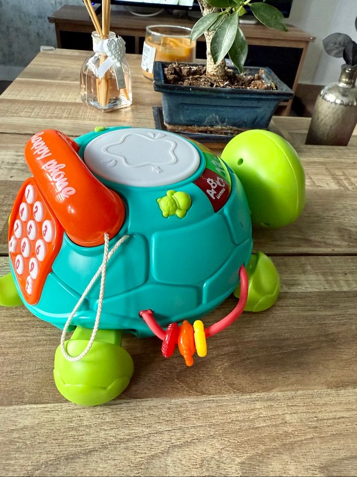 Jouet bébé tortue musicale cute stone - photo numéro 4